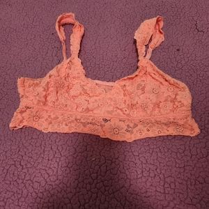 Aerie coral lace bralette